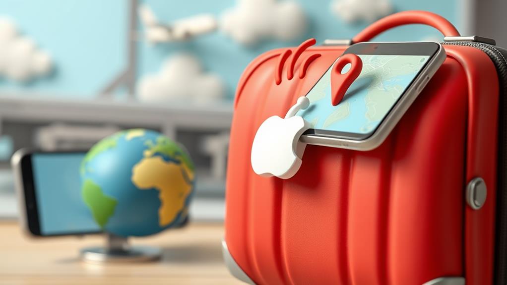 airtag luggage tracking system