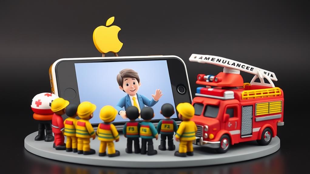 apple enhances 911 communication