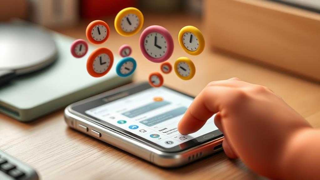organizing timed message delivery